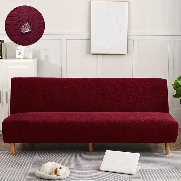 Protector Impermeable Para Sofá Cama Para Sala De Estar Protector De Sofá Plegable Sin Brazos Protector Acolchado EláStico Para Sofá Protector De Funda EláStica Para SillóN De Acento S 120-155CM-image