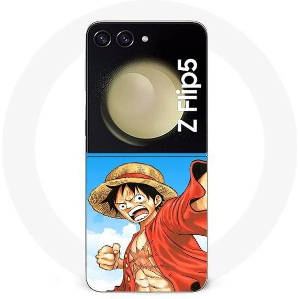 Funda Samsung Galaxy Z Flip5 Mono D Luffy One Piece PelíCula-image