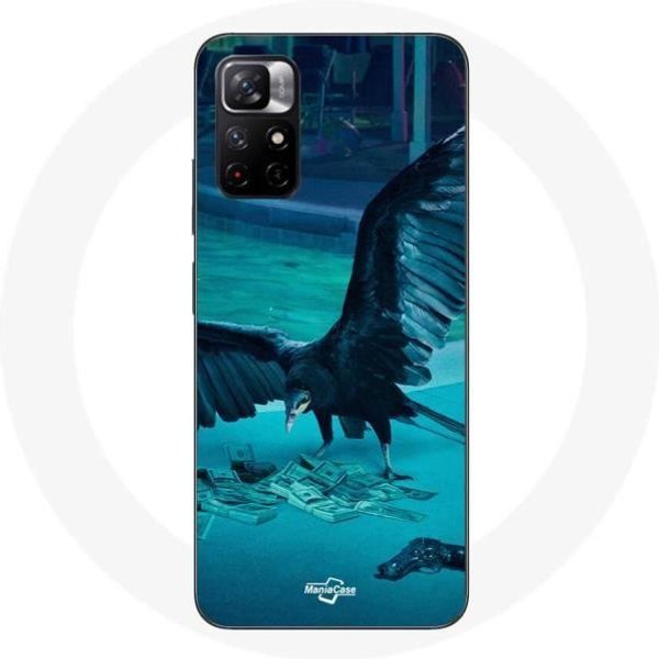 Funda - Maniacase - Redmi Note 11 5G - Flexible - ÁGuila - Blanca-image