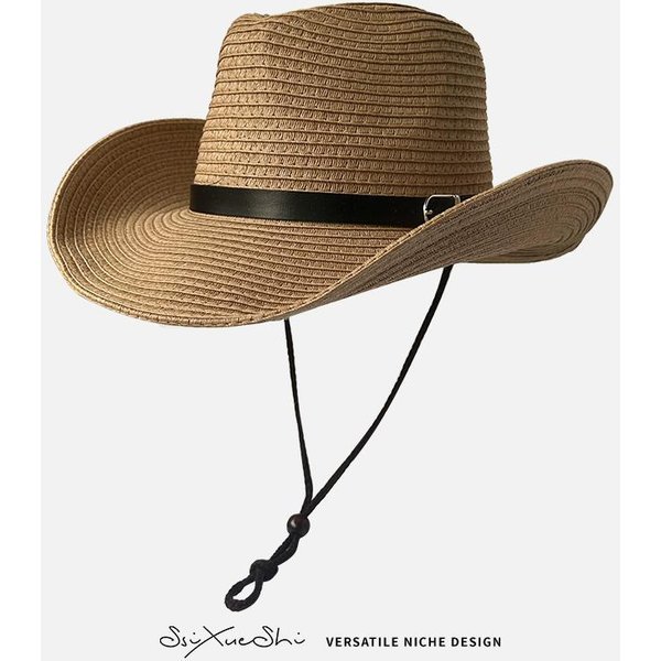 DużY Rozmiar Xxxl 62Cm Kapelusz PodróżNy Panama Jazzowy SłOmkowy Kapelusze PrzeciwsłOneczne MęSkie Damskie Letnie Z Szerokim Rondem Ochrona UV UPF 50+ Panama Fedora SkłAdany Kapelusz PlażOwy 58Cm Khaki-image