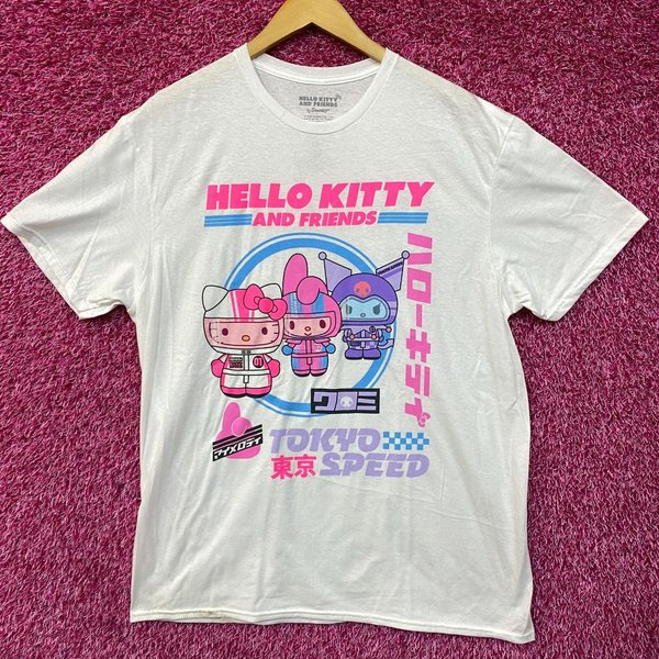 Camiseta GráFica De Velocidad De Tokio De Sanrio Hello Kitty Y Amigos 3XL Pink-image