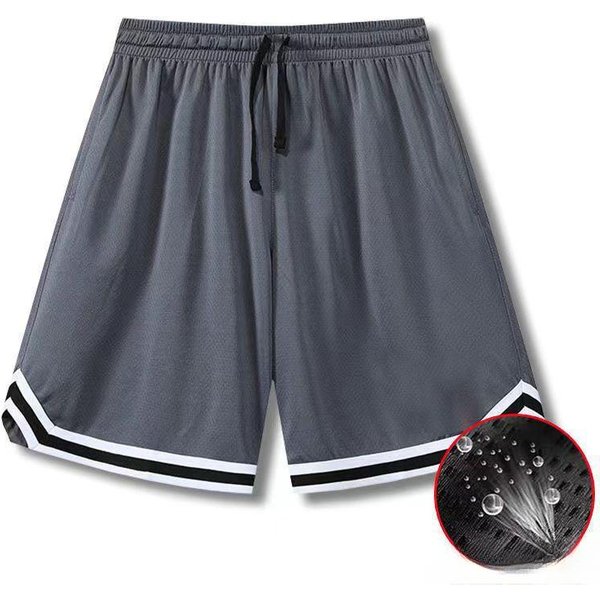 MęSkie Spodenki Siatkowe, Spodenki Sportowe Do KoszykóWki, Do Biegania, Fitnessu, SzybkoschnąCe, OddychająCe, Elastyczne Spodenki 5XL Szary-image