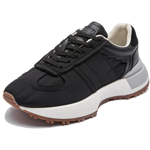 Zapatos De Papá De Suela Gruesa Para OtoñO E Invierno, CóModos Y Combinables Para Mujer, Deportivos Y De Ocio, Zapatos Blancos Forrest Gump Para Mujer 39 Negro-image