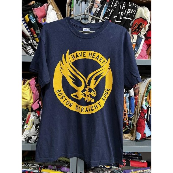 Camiseta Azul Marino Have Heart Band Boston Straight Edge Unisex Para Concierto Tallas S A 5XL MQ533 Camiseta Unisex M Yellow-image