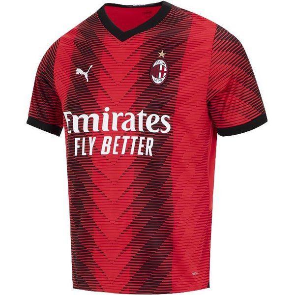 Camisetas De FúTbol Puma AC Milan Para Hombre Rojas Moderadas XS-image
