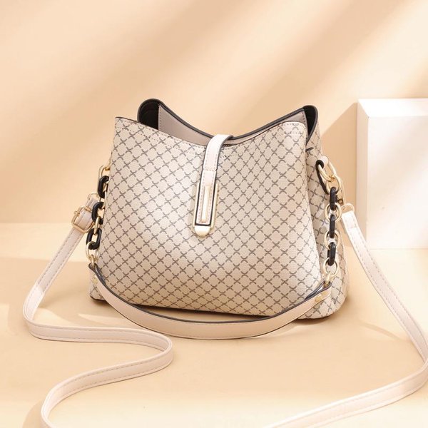 Bolso Cruzado Tipo Cubo Para Mujer, Bandolera De DiseñAdor Con Borlas Vintage, Bolso De Hombro De Cuero De PU De Alta Calidad, Bolso Sencillo 26X12X19Cm Gray-image