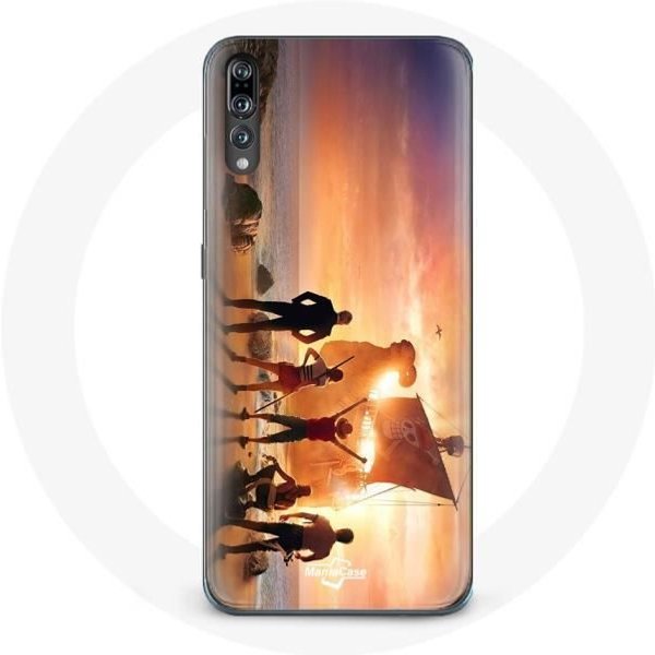 Funda Para Huawei P20 - Maniacase - One Piece - Flexible - Blanca - Adulto-image