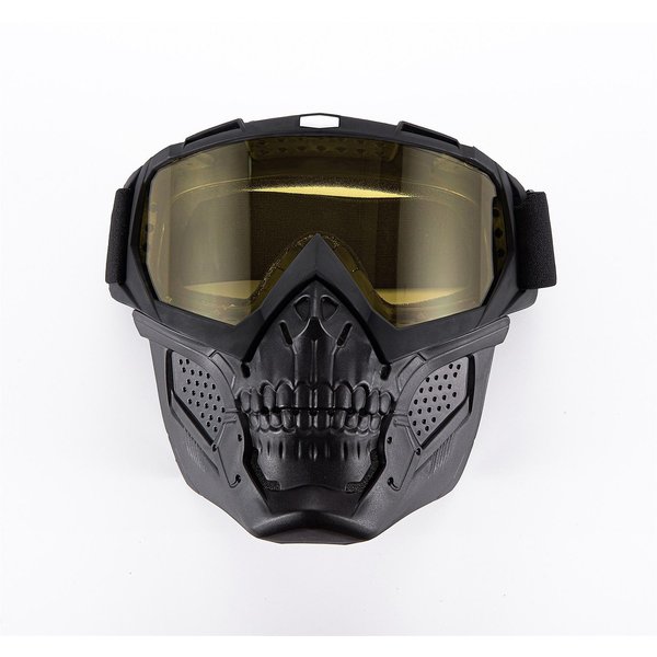 Taktyczna Czaszka Na Usta Maska Motocyklowa Terenowa Wiatroszczelna Gogle Kask Gogle Gogle JeźDzieckie-image