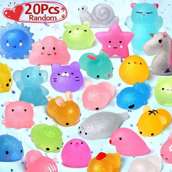 50-5 Sztuk Kawaii Squishies Mochi Anima Squishy Zabawki Dla Dzieci Antystres PiłKa Squeeze Party Dobrodziejstw Stress Relief Zabawki Na Urodziny-image