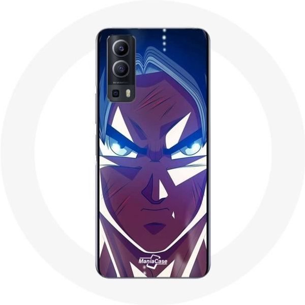 Coque Vivo Y72 Dragon Ball Goku Visage éNervé-image