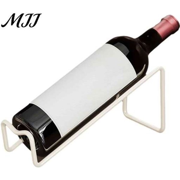 OszczęDzająCy Miejsce Organizer Na Wino WolnostojąCy Metalowy Stojak, Jednostanowiskowy Uchwyt Na Butelkę Na Blat, Stojak Do Przechowywania Na Blat Do Wystroju Kuchni I Baru, Prezent Dla Kochanej Osoby-image