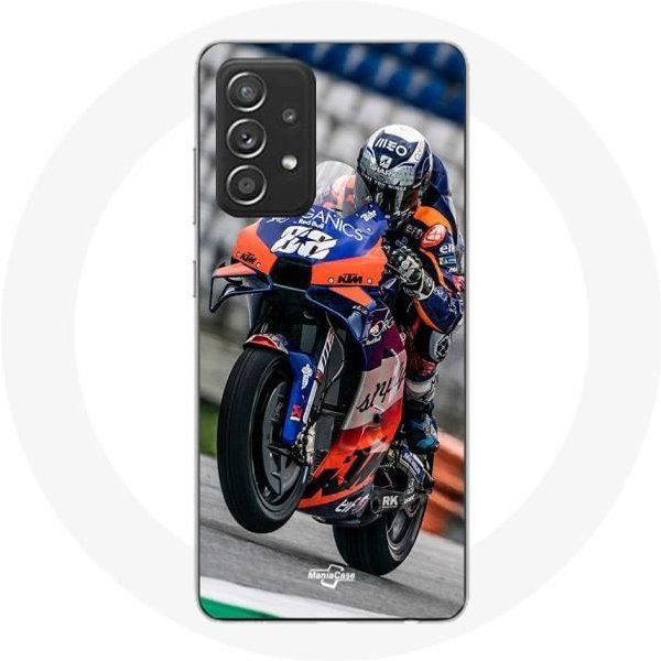 Funda - Maniacase - Samsung Galaxy A52 - Miguel Oliveira Moto GP 88 - Flexible - Negra Negro-image