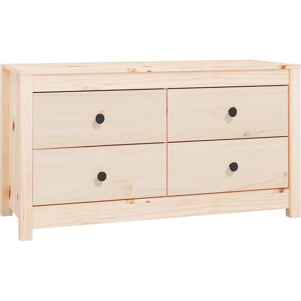Aparador 100 X 40 X 54 Cm Madera De Pino Macizo-image
