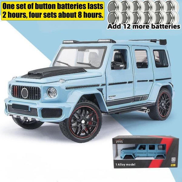 1:24 Mercedes Benz G800 Metalowy Odlewany Model Samochodu Wysoka Symulacja Dekoracja Biurka Domowe Modne Ozdoby Kolekcja Hobby Prezent-image