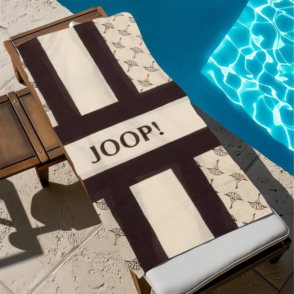 Joop! ChłOnny RęCznik PlażOwy, SzybkoschnąCy RęCznik KąPielowy Z Mikrofibry, Luksusowy MięKki RęCznik Z Nadrukiem Na Plażę, Basen, Podróż, RęCznik KąPielowy W60*H130(CM)-image