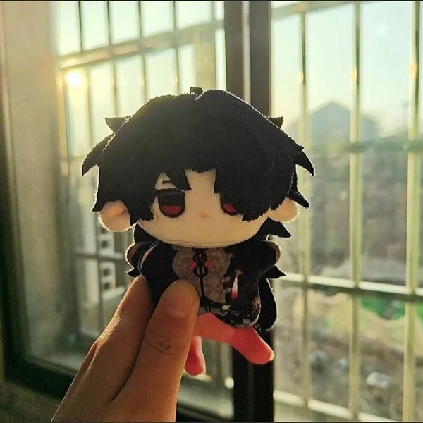Honkai Star Rail Ostrze 10 Cm Pluszowa Lalka Ostrze Cosplay BawełNiany Breloczek Z Wisiorkiem Wypchana Lalka Prezenty Dla FanóW 10Cm-image