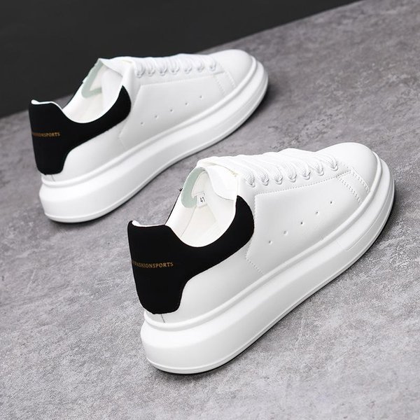 Zapatillas Casuales De Suela Gruesa 22 Nuevas De Primavera Y Verano Transpirables Para Pareja, Zapatillas Deportivas Casuales 39 White-image