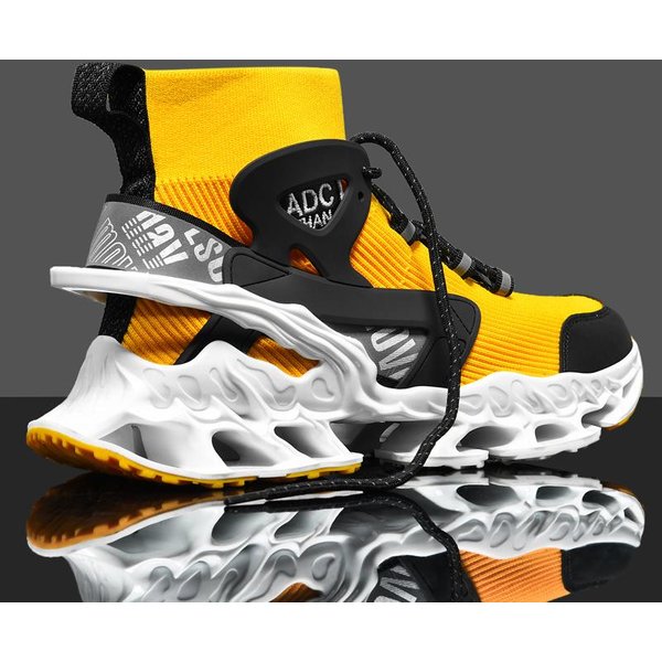 Zapatos De Hombre, Zapatillas De Deporte, Tenis Masculinos, Zapatos De DiseñO De Lujo, Zapatos Casuales Para Hombre, Zapatos De Plataforma, Mocasines De Moda, Zapatos Para Correr Para Hombre 48 Yellow-image