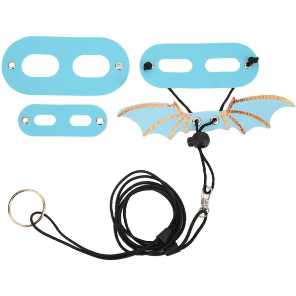 Correa Ajustable Para Lagarto ArnéS Suave Para DragóN Barbudo Para Reptiles Animales PequeñOs Azul-image