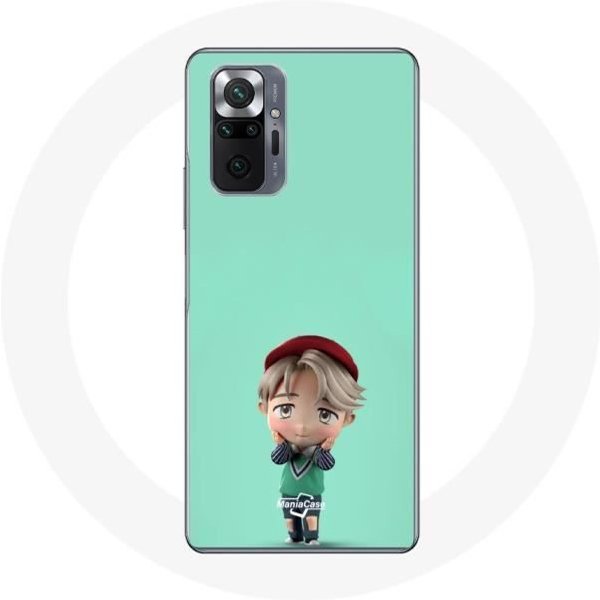 Funda Para Xiaomi Redmi Note 10 Pro BTS Tinytan AnimacióN Jimin-image