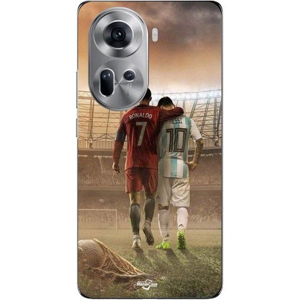 Funda Para Oppo Reno 11 5G Cristiano Ronaldo Messi Goat Maniacase Negro-image
