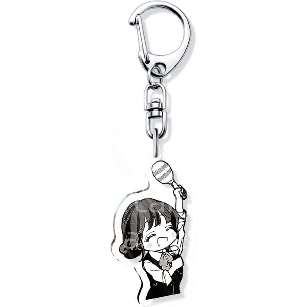 PachnąCy Kwiat Kwitnie Z GodnośCią Anime Akrylowy Breloczek Produkty Prezent Dla Pary Breloczek Zawieszki PamiąTka Kochanka Wisiorek Torba 6 Cm White-image