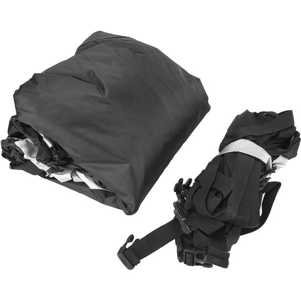 Tela Oxford Impermeable Forma V Cubierta Para Barco Yate Sombrilla Protectora AntióXido (420*270(210D)) 420*270(210D) Gray-image