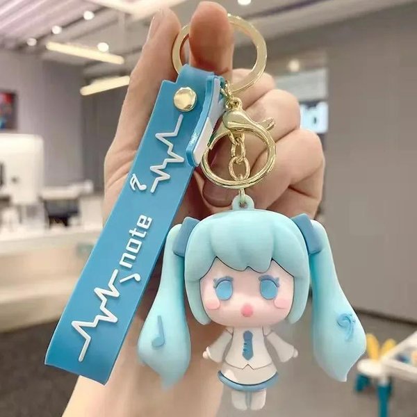 PięKna Figurka Anime Wirtualna Piosenkarka Hatsune Miku Manga Statua Figurki Pcv Figurka Akcji 14~25Cm Wysoka Jakość Blue-image