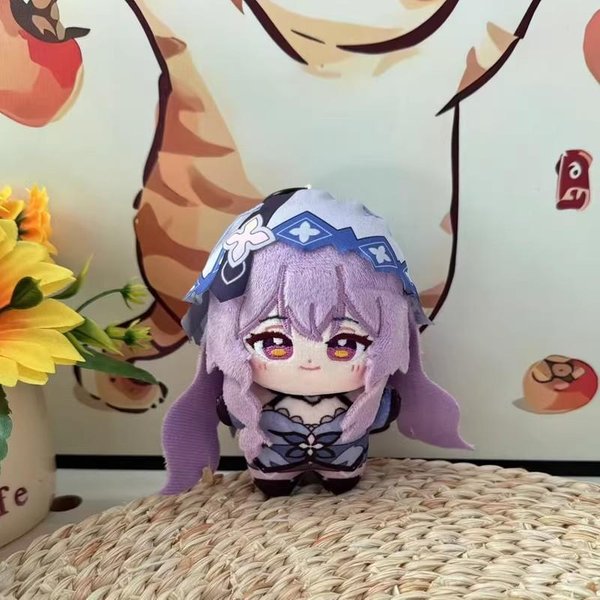 10 Cm Honkai Star Rail Czarny ŁAbęDź Pluszowe Zabawki Brelok Anime Herta Pluszowy Breloczek Wypchane MięKkie Urocze Lalki Zabawki Prezent Urodzinowy 10Cm-image