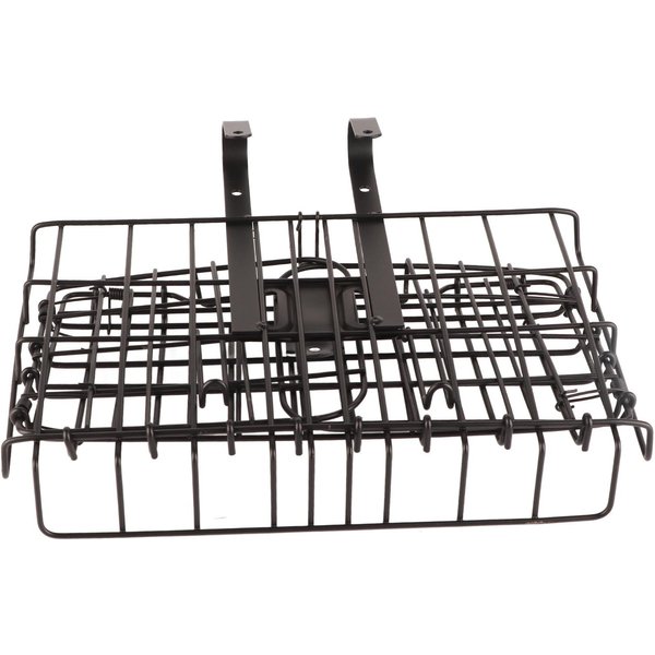 Cesta Trasera Plegable Para Bicicleta Malla De Alambre Grueso Desmontable Resistente Al ÓXido Impermeable Cesta Para Bicicleta De MontañA-image