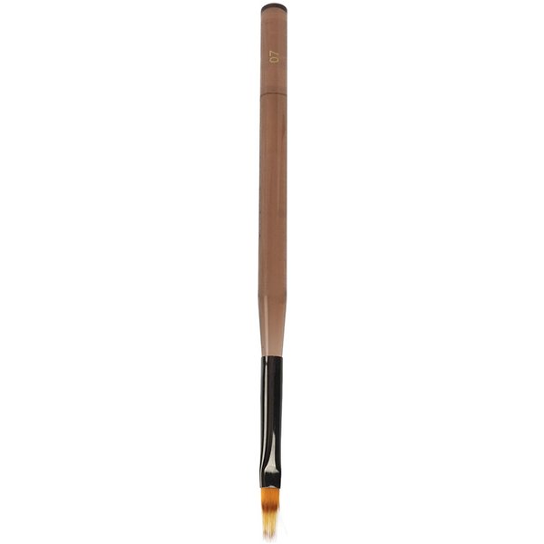 BolíGrafo Para Dibujar UñAs Nail Art Nylon Plano Pintura Herramienta Para UñAs Gel De ExtensióN Para UñAs Pincel MarróN Transparente Brown-image