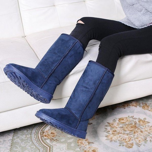 Zimowe Damskie Wysokie Buty śNieżNe Z Rurkami, Wysokie, Czarne Buty, Buty śNieżNe, Damskie Wysokie Buty, CiepłE Buty 39 Black-image