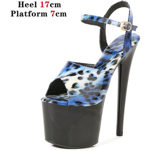Buty Do TańCa Na Rurze Striptizerki Wysokie Obcasy Damskie Seksowne Buty Do TańCa SandałY Party Club 13 15 17 Cm Platforma Wysokie Obcasy Buty śLubne Nowe 37 Gray-image