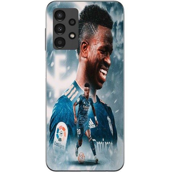 Etui Maniacase Na Samsung Galaxy A13 4G Vinicius Jr Real Madryt Niebieska Tapeta-image