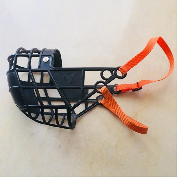 Bozal Transpirable Para Perros Muzzle De Cesta Para Perros Grandes Detener Mordidas Ladridos MasticacióN Para Galgo Gree Whippet Suministros Para Perros L-image