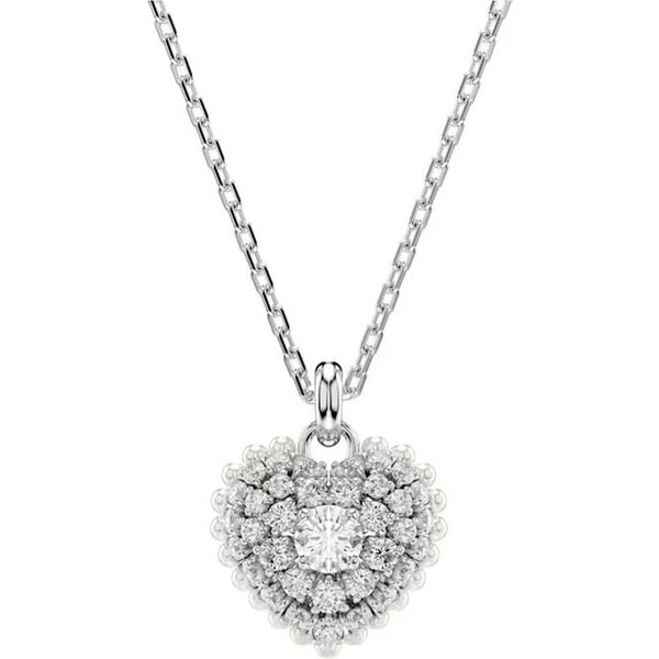 Swarovski Idyllia Naszyjnik Z Wisiorkiem W KształCie Serca Damski Naszyjnik Srebrny 5684386 Box (Random Color) White-image