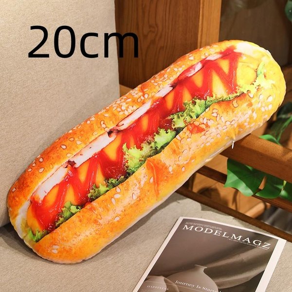 Nueva Almohada De Peluche SimulacióN Pan FrancéS Croissant Relleno ImpresióN De ImáGenes Peluche Comida DecoracióN De Fiesta CompañEro Para Dormir Regalo Para Hombre Red-image