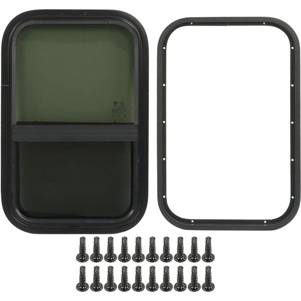 Ventana Para RV 590X390Mm Vidrio Templado Tintado Deslizante Vertical Horizontal Para Campers Remolques-image