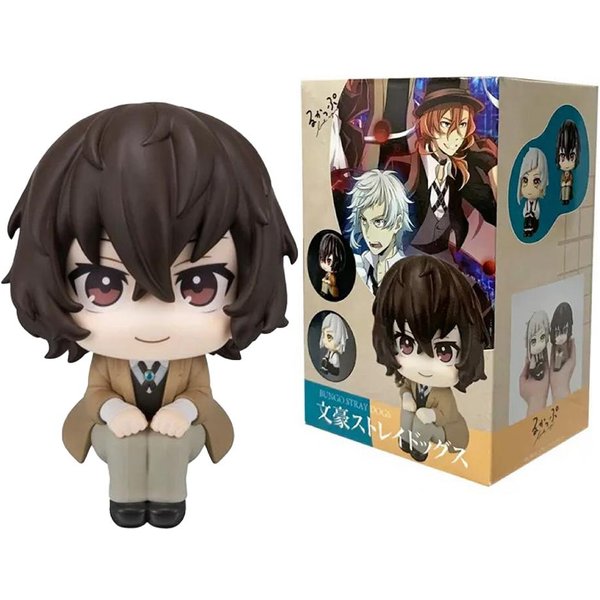 Bungou Stray Dogs Figurka Anime Look Up Nakajima Atsushi Figurka Akcji Wersja Q Urocza Figurka Dazai Osamu PVC Zabawki Kolekcjonerskie-image