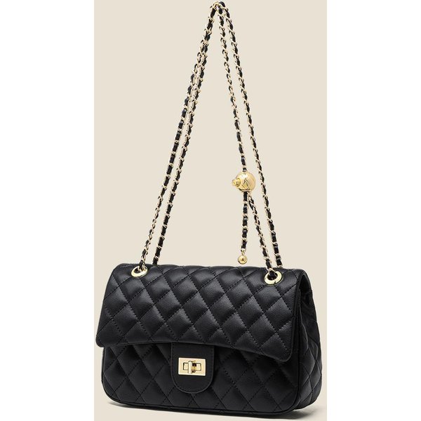Torba Torba Damska Torba Crossbody Torebka Na Jedno Ramię L Torba ŁAńCuszkowa Damska Napletek Gray-image