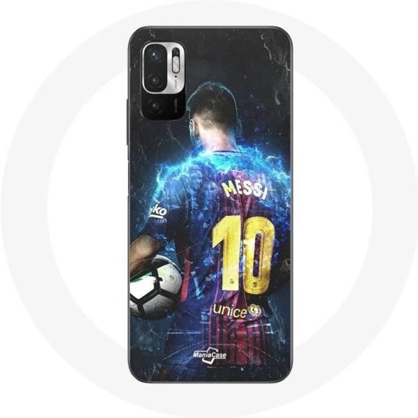 Funda Para Xiaomi Redmi Note 10T 5G Lionel Messi Club De FúTbol De Barcelona FCB-image