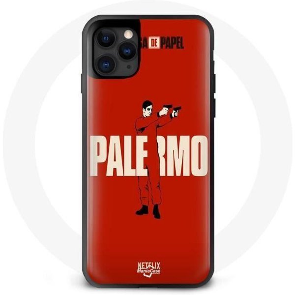 Funda Iphone 12 Pro - Maniacase - La Casa De Papel - Roja - Flexible - Mixta-image