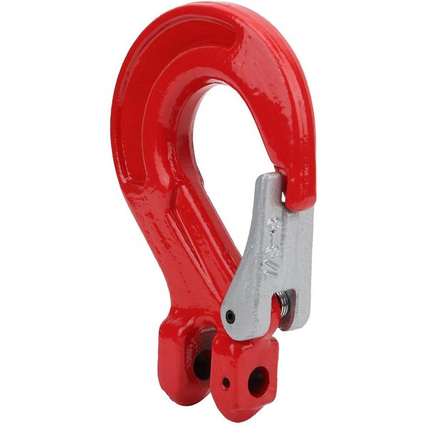 Gancho De ElevacióN Cuerno De Cabra De 2 Toneladas Con Pestillo Gancho De Acero De AleacióN Para Polipasto De GrúA Para ConstruccióN Naval-image
