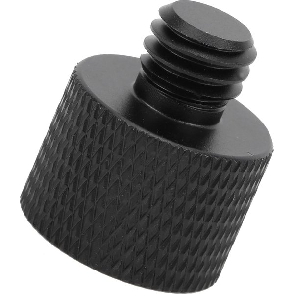 Adapter Do Statywu Mikrofonowego 5/8 Cala żEńSki Na 3/8 Cala MęSki Adapter Z Gwintem śRubowym Do Mocowania Statywu Mikrofonowegoczarny-image