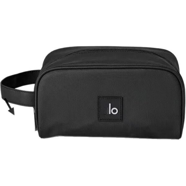 Nueva Bolsa De Maquillaje Impermeable PortáTil Para Viajes, Neceser, Bolsa De Almacenamiento, Neceser Resistente Al Desgaste De Gran Capacidad, Bolso De Mano 22*13*14CM Negro-image