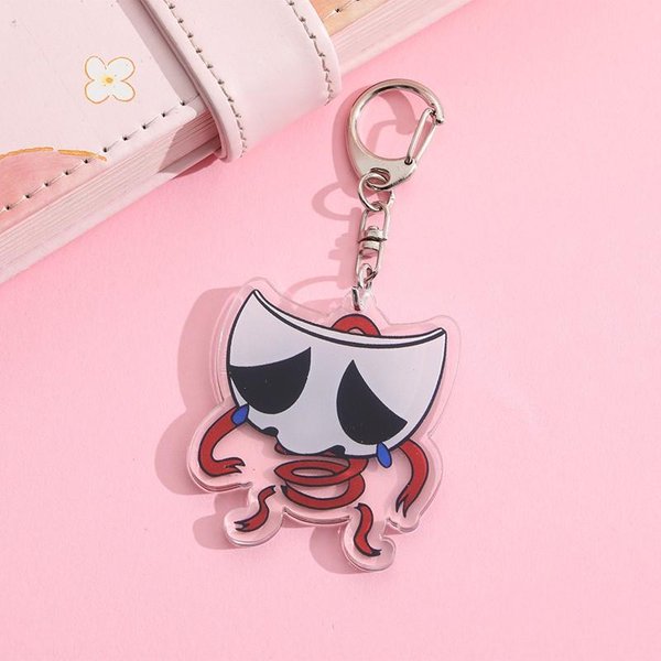 1/7 Piezas Dibujos Animados El IncreíBle Circo Digital Llavero AcríLico Lindo Colgante Para Mochila Amuletos Para Bolsos Accesorios DecoracióN Regalos De Vacaciones 5Cm Pink-image