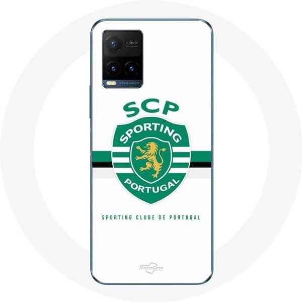 Funda - Maniacase - Vivo Y21S 2021 - Flexible - Sporting Portugal - Blanca Blanco-image