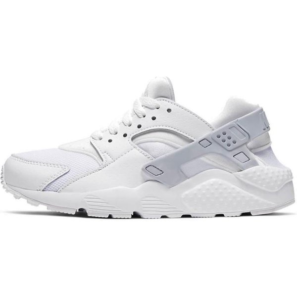 Zapatillas Nike Air Huarache Run White Pure Platinum GS 654275-110 38 Gray-image