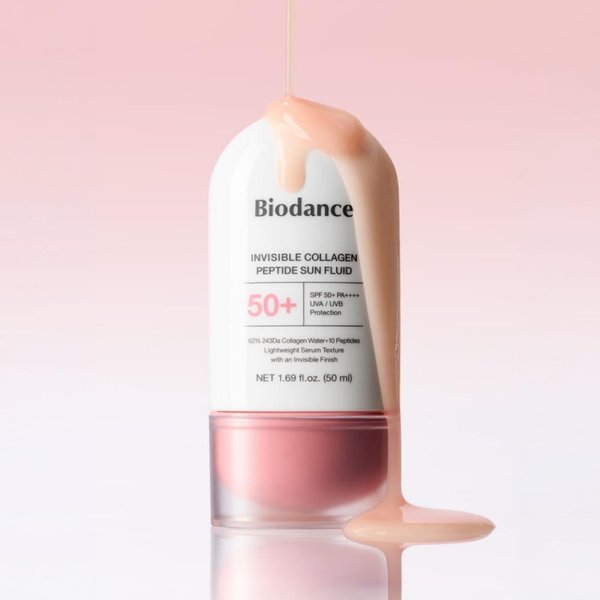 Biodance SéRum Solar De PéPtidos De ColáGeno Invisible SPF50+ Pa++++ Protector Solar Hidratante 50Ml 1 Pack (50Ml)-image