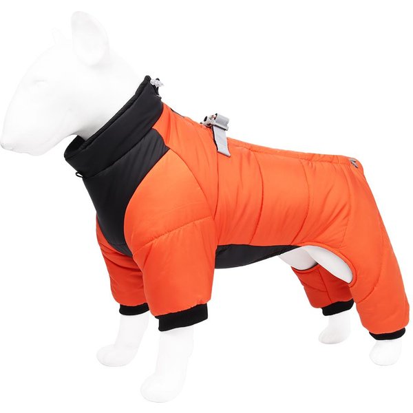 Chaqueta CáLida Para Perro Exterior Reflectante Ropa De Cuatro Patas Para Perros PequeñOs Medianos Gato Impermeable ArnéS De TraccióN Mono Pug FrancéS S-image